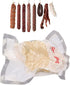 Pack Casing,2 Gavigain Sausage Casings,Edible Drying Sausage Casing Home Casings Dry Sausage Layered Edible Drying
