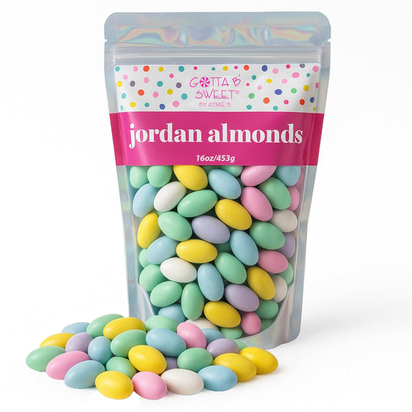 Gotta B Sweet Jordan Almonds | 1 lb Bag | Pastel Candy