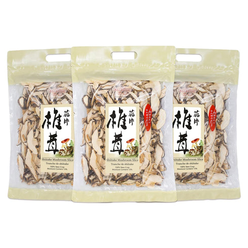 ONETANG Dried Mushroom Slices 24.03Oz New Crop Premium Grade Extra Thick Mushrooms
