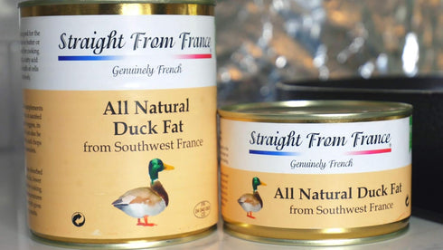 All Natural Duck Fat for Cooking from Southwest France, Keto and Paleo Diet Friendly, 340g (12oz)