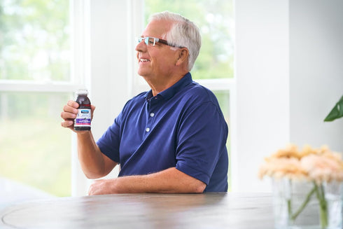 8 oz (24 Pack) Thick-It Clear Advantage Mildy Thick Grape Drink Plus Electrolytes, Nectar Consistency, Swallowing Aid