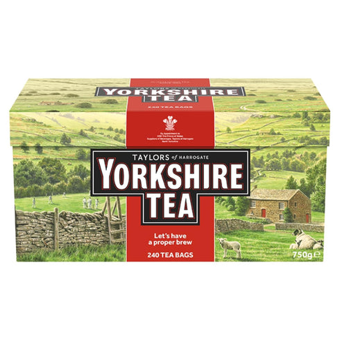 Yorkshire Tea, Red, Black Tea, Pillow Tea Bags, 240 Count (Pack of