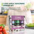 Soeos Spice Seasoning Set of 3 with Integrated Grinders: Spicy Garlic, Garlic & Herbs, Garlic Salt, Seasoning Gift Set