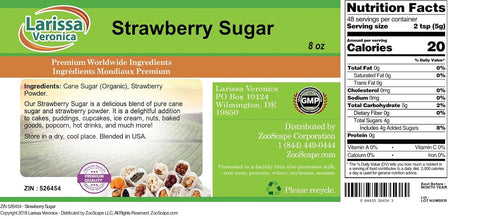 Larissa Veronica (8 oz, 526454) Strawberry Sugar ZIN: