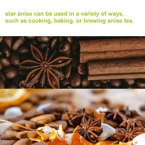 Kah's Journey Star Anise - Whole Star Anise Pods, 16oz, Chinese Spice for Cooking, Baking, or Brewing Tea