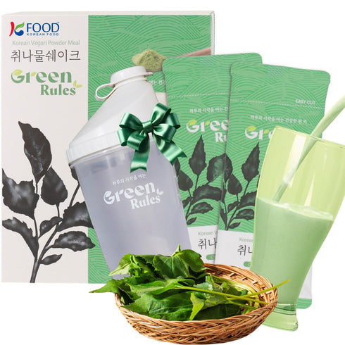 Korean Food Greenrules Korean Grain Shake Gift Set with Chwinamul Plant-Based Meal