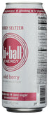 16 Oz Hi-Ball Wild Berry Sparkling Energy Water, Fl