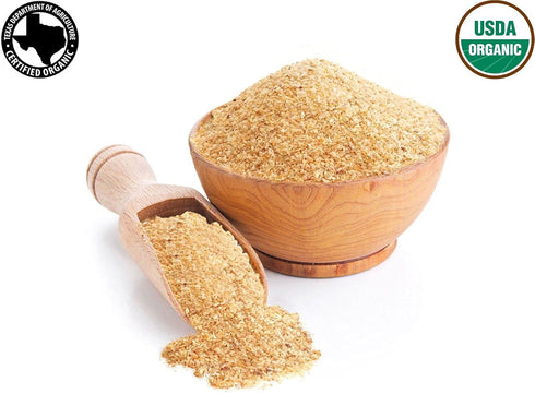 100% 4oz SPICY ORGANIC Garlic Granules USDA Organic- Premium Quality Granulated Garlic Powder for Mouthwatering Rubs on