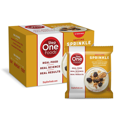 Step One Foods Anytime Sprinkle, Heart Healthy Snack Plant Sterols, Omega 3's