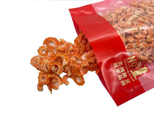 5oz 230 Sweet Post Dried Louisiana Shrimp - Approx. Pieces, Wild-Caught Shrimp, Rich in Protein & Calcium, Dehydrated