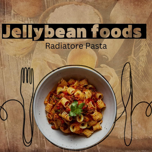 (5 LB) Jellybeans Foods Italian Radiatore Pasta - Radiatori Semolina Pasta - Radiatore Pasta Noodles - Pasta Radiatori