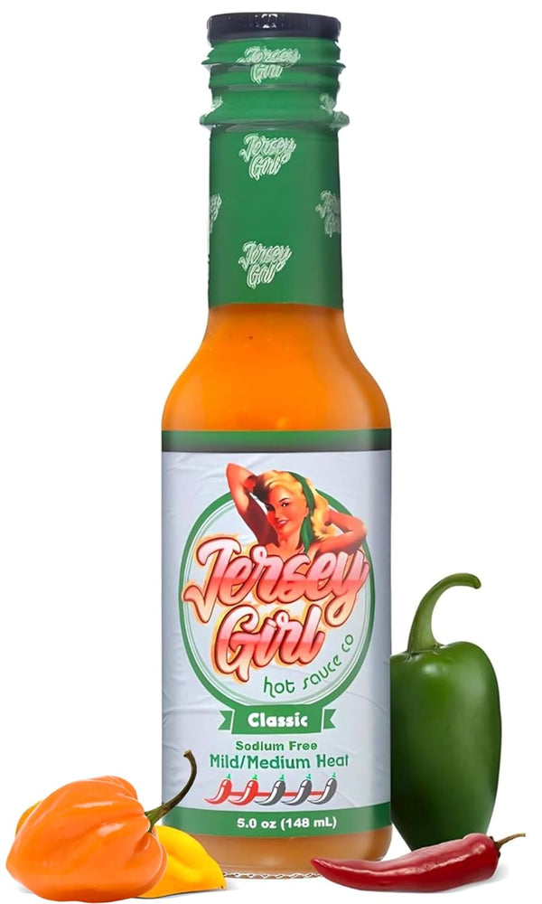 Jersey Girl Habanero Hot Sauce 5oz (Classic) Made with 4 Pepper Varieties