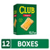 (12 Club Crackers, Lunch Snacks, Snack Crackers, Original Boxes)