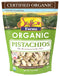 Setton Farms Premium Organic Pistachios, Dry Roasted With Sea Salt, 7 Oz