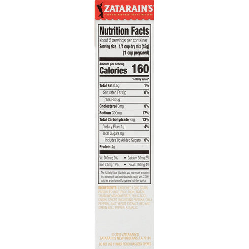 8 oz (Pack 8) Zatarain's Mild Jambalaya Mix