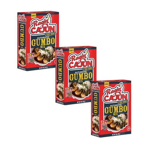 Ragin' Cajun Authentic Gumbo Mix - 5 oz Box, Pack of 3,