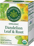 16 (Pack 2) Traditional Medicinals Tea, Organic Dandelion Leaf and Root Tea, Bags
