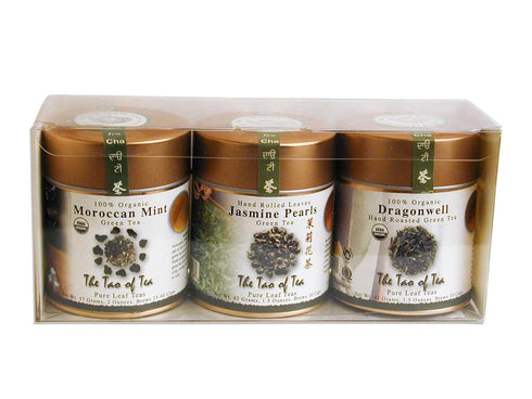 The Tao of Tea Green Tea Sampler, 3-Count Can
