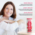 (12 Pack) HYDRADNA- Sparkling Liquid Collagen Protein Water Drink Balanced Nutrients for Wellness - Sugar-Free