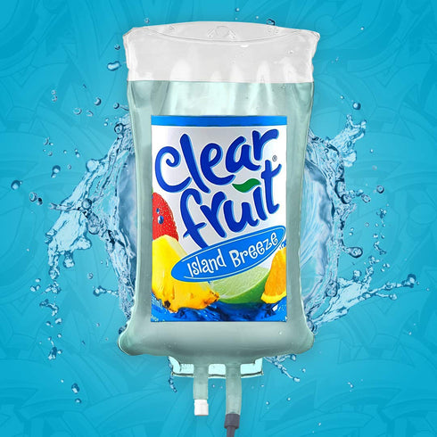 Clear Fruit 12 Pack 20 Water Ounce Bottles Non Carbonated Water Beverage (Strawberry Melon)