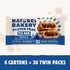 6 6 packs (36 packs) Natures Bakery Gluten Free Fig Bars, Blueberry, Real Fruit, Vegan, Non-GMO, Snack bar, boxes