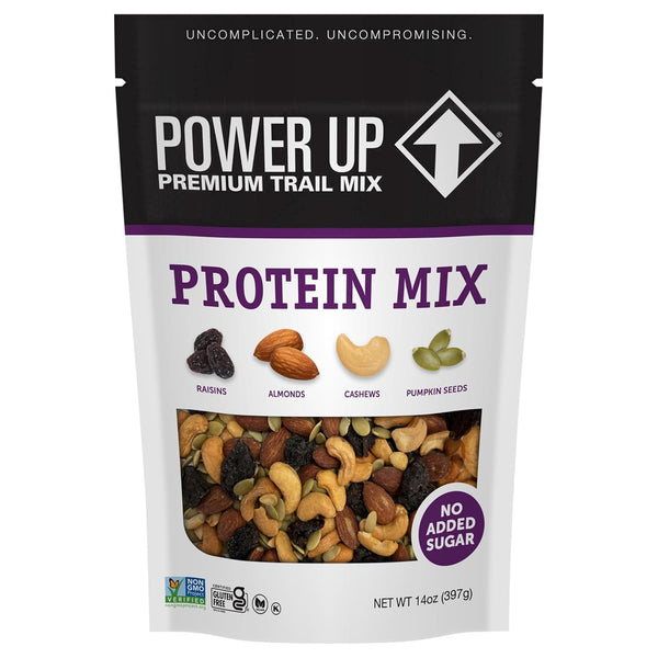 Power Up Premium Trail Mix - Protein Packed 14oz, No Added Sugar,
