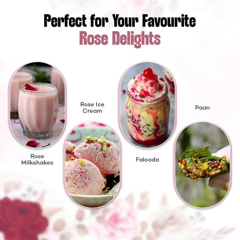 10.58 Oz/300g Urban Platter Gulkand | | Pure Rose Petal Jam | Sun Dried Rose Blend with Sugar | Natural Cooling