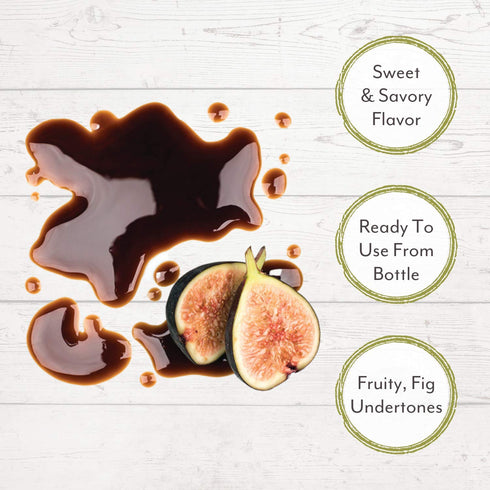 5.07 Pack 3 Roland Foods Fig Balsamic Vinegar Glaze of Modena, Ounce Bottle