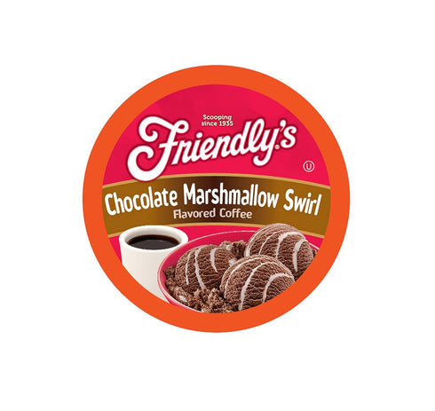Friendly's Flavored Ice Cream Coffee Pods, for Single Serve Brewers (Chocolate Marshmallow