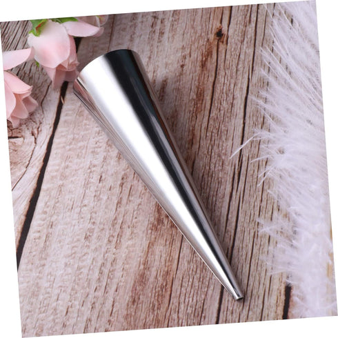 9pcs Alipis Stainless Steel Croissant Conical Baking Tools for Home Bakery for Making Delicious Bread and Pastries