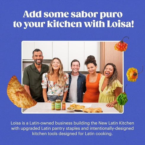 Pack) Loisa Sofrito Cooking Sauce, Non-GMO, No-MSG, No Preservatives, No Artificial Coloring, No Artificial Flavors