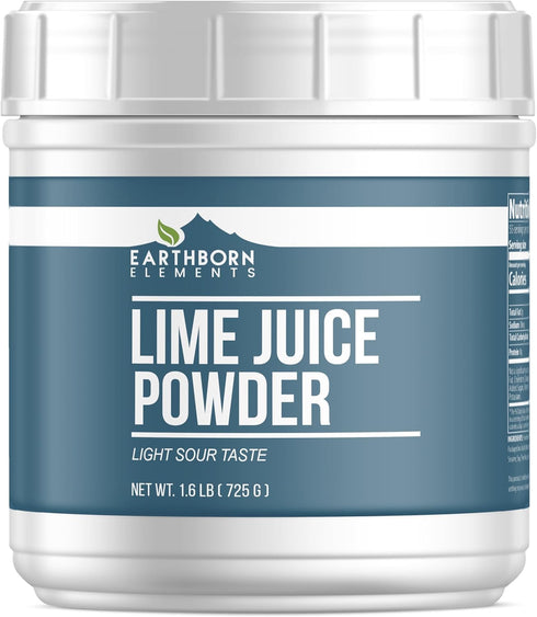 Earthborn Elements Lime Juice Powder 1.6 lb, Pure & Natural, Delicious Sour