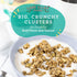 8 oz 3 Pack Lark Ellen Farm Vanilla Cinnamon Granola Clusters, Gluten Free, Vegan, Certified Organic, Low Sugar Healthy