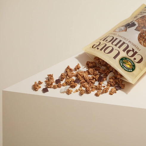 11.5 oz (Pack 6), Love Crunch Organic Dark Chocolate & Coconut Granola, of Non-GMO, Fair Trade, by Nature's Path