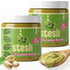 Stesh Pistachio Butter (2-Pack, 8oz Jars Each) | Prebiotic Fiber Protein Spread,