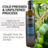 500ml Kouzini Unfiltered Raw Extra Virgin Greek Olive Oil, Greek Extra Virgin Cold Pressed Olive Oil, Single Origin