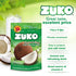 Pack, 14.1 oz (Pack 6) Zuko Coconut Powdered Drink Mix Family No Added Sugar Needed