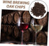 1Pack Heavy Toasted French Oak Chips for Home Brewing Enhance Red Wine Aroma Taste for DIY Wine Making Versatile Aging