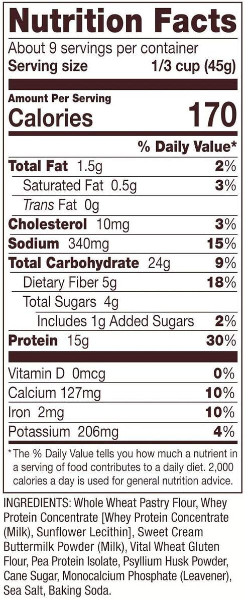 14oz (Pack 1) Bob's Red Mill Protein Pancake, of - Non GMO, Kosher