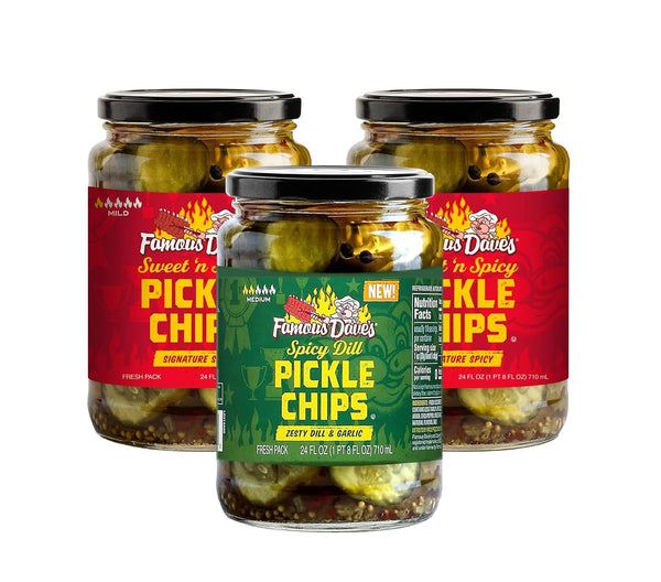 Famous Dave's Pickle Variety Bundle - 2 pck Sweet n' Spicy &