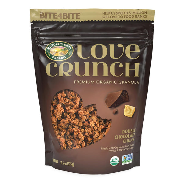 Love Crunch Organic Double Chocolate Chunk Granola, 11.5 oz (Pack of 6),