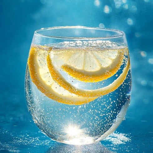 President Choice 1L/35.2 oz PC Blue Menu Unsweetened Lemon Flavored Sparkling Water, fl