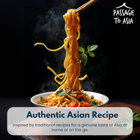Passage to Asia 60 1 pack Instant Noodles - Soy and Ginger Noodle Bowl - Vegetarian Hokkien Asian Noodles