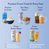pack 12 ColdSnap Salted Caramel Ice Cream Pods Creamy, Sweet & Salty Single-Serve Dessert Made in Minutes No Prep, No