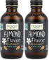 Frontier Co-op Organic Almond Extract, 2 Ounce Glass Jar, Warm Sugar-free Vegan