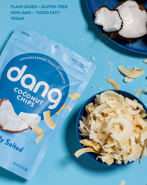 3.17 (Pack 6)) Dang Toasted Coconut Chips | Vegan, Gluten Free, Non GMO, Healthy Snacks Made with Whole Foods (Lightly