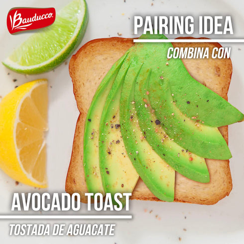 30 oz (Pack 6) Bauducco Toast - Delicious, Light & Crispy Toasted Bread - Original & Whole Wheat - Ready-to-Eat