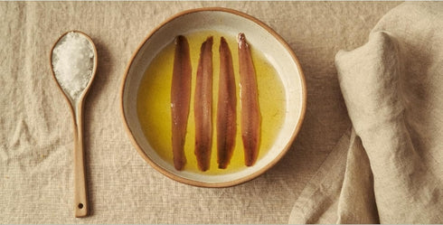 Mr.Moris 3 120g 4.23 Oz package Mr. Moris | Anchovy Fillets from Cantabrian Sea in Olive Oil | Handmade Anchovies