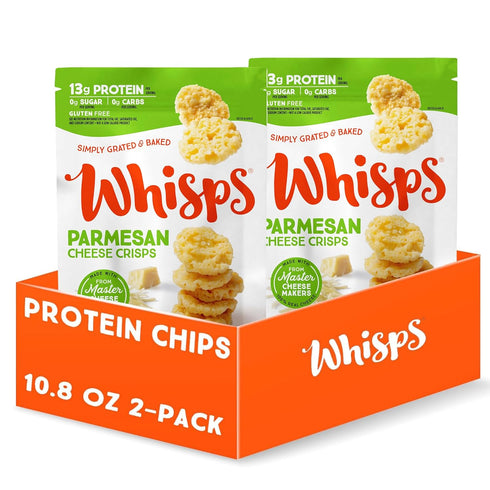 Whisps Cheese Crisps Parmesan Cheese | Protein Chips | Healthy Snacks |
