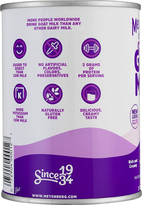 12 Oz (Pack 3) Meyenberg Evaporated Goat Milk, Vitamin D, Fl